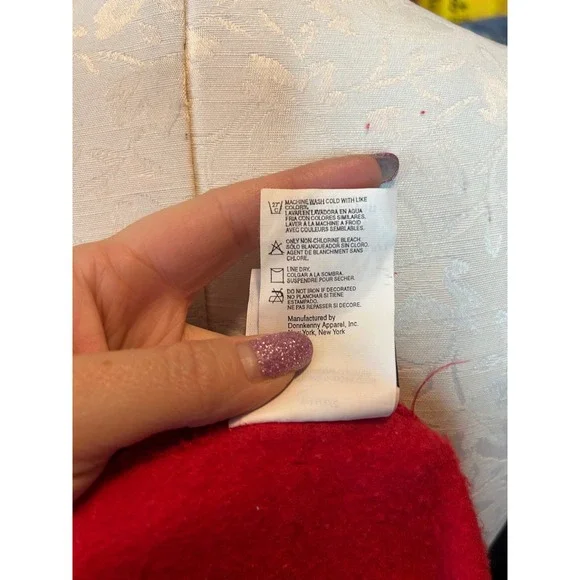 Mickey & Co Disney Vintage Red Embroidered Sweatshirt Mickey Mouse 1990's M USA - Picture 8 of 8